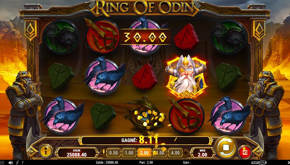 Lignes de paiement Ring of Odin