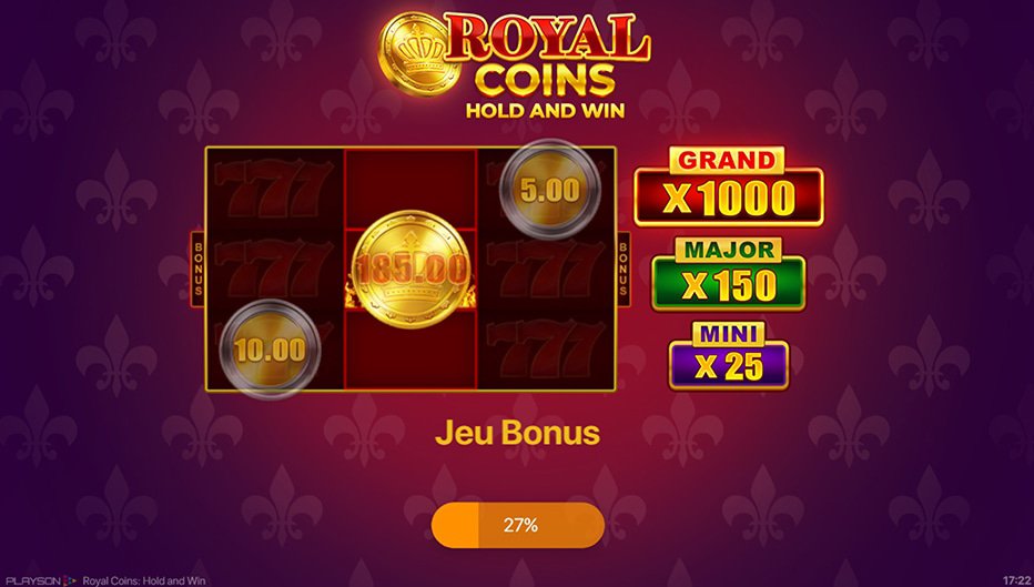 machine à sous Royal Coins: Hold and Win