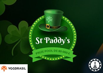 Le tournoi St Paddys est lancé sur le casino en ligne Cresus