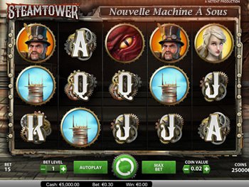 steamtower new slot