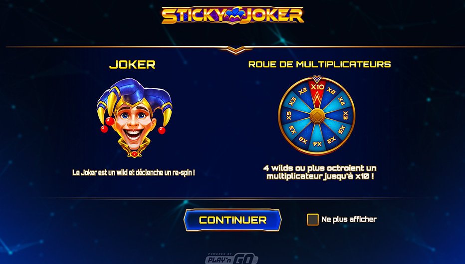 machine à sous Sticky Joker