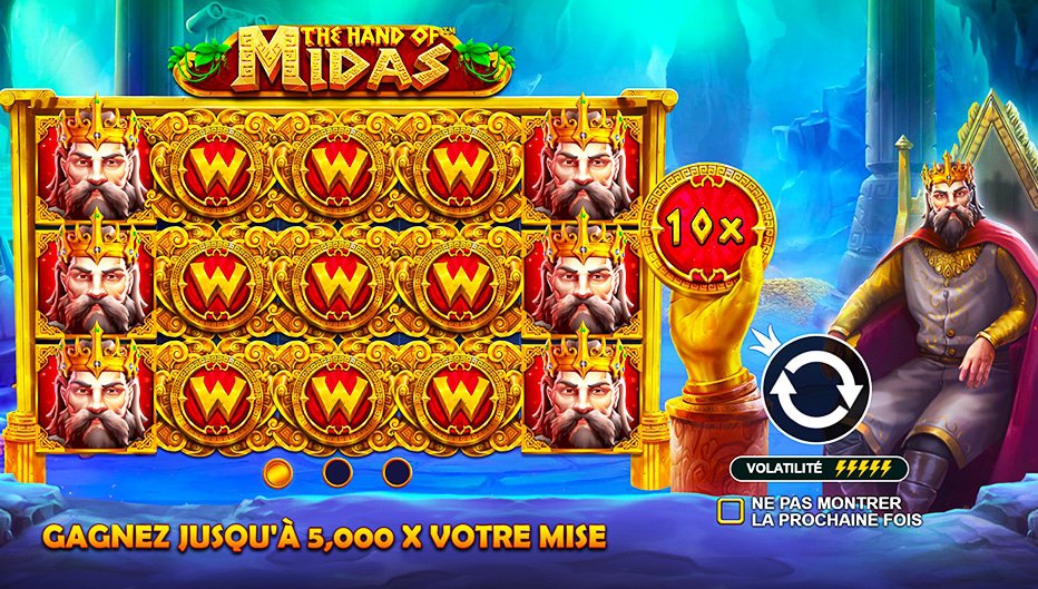 Machine à sous The Hand of Midas