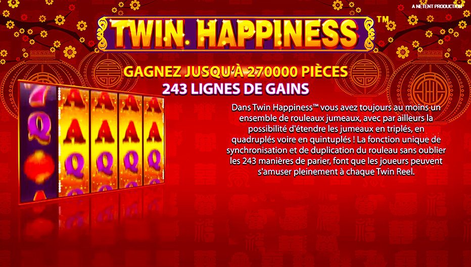 Machine à sous Twin Happiness