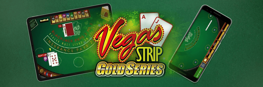 vegas strip blackjack gold