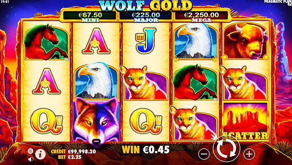 Lignes de paiement Wolf Gold