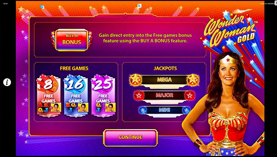 machine à sous Wonder Woman Jackpots